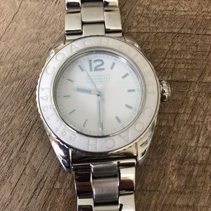 Coach stainless steel watch - needs new battery